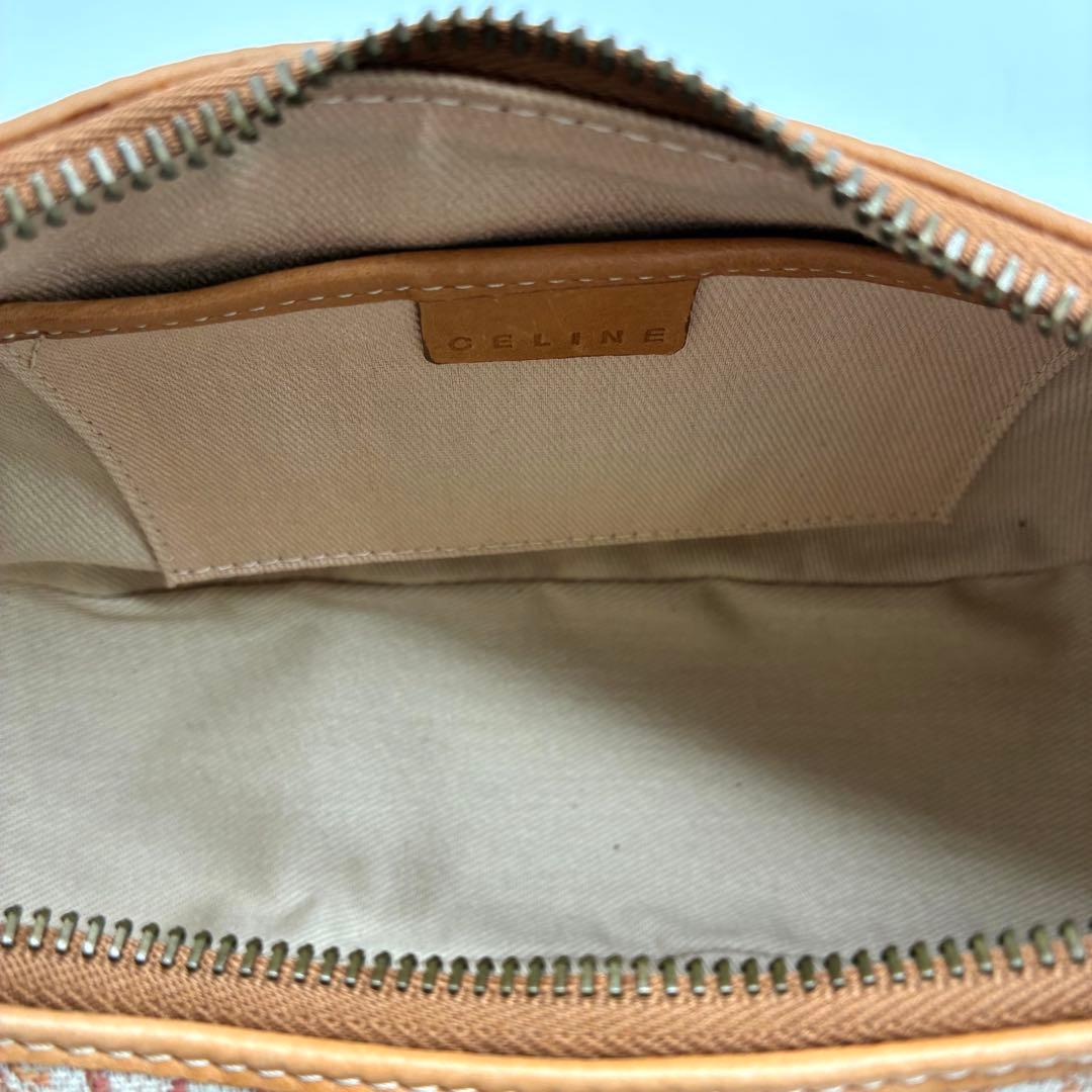 美品 希少 セリーヌ パリマカダム クロワッサン ワンショルダー バッグ