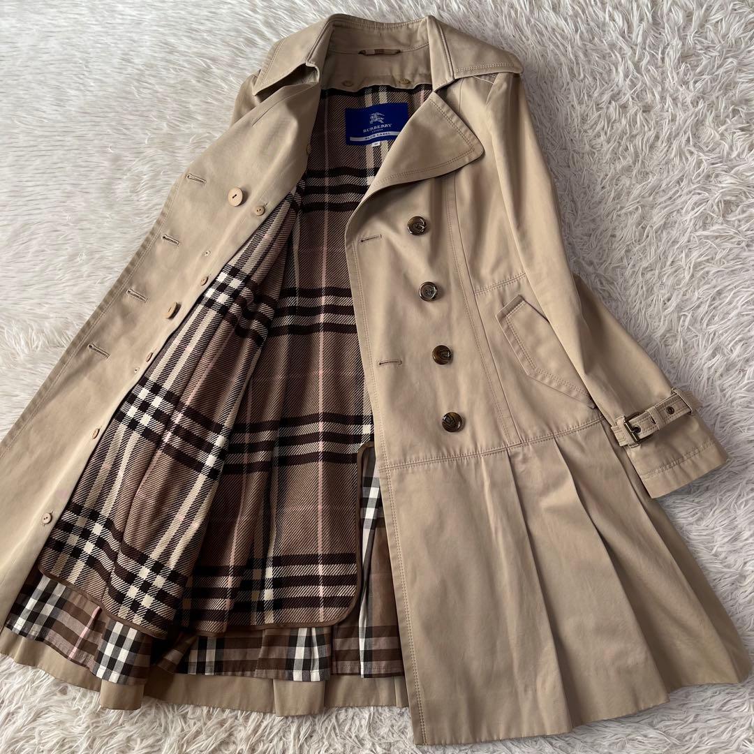 【美品】バーバリーブルーレーベル　ウールライナー付き　トレンチコート