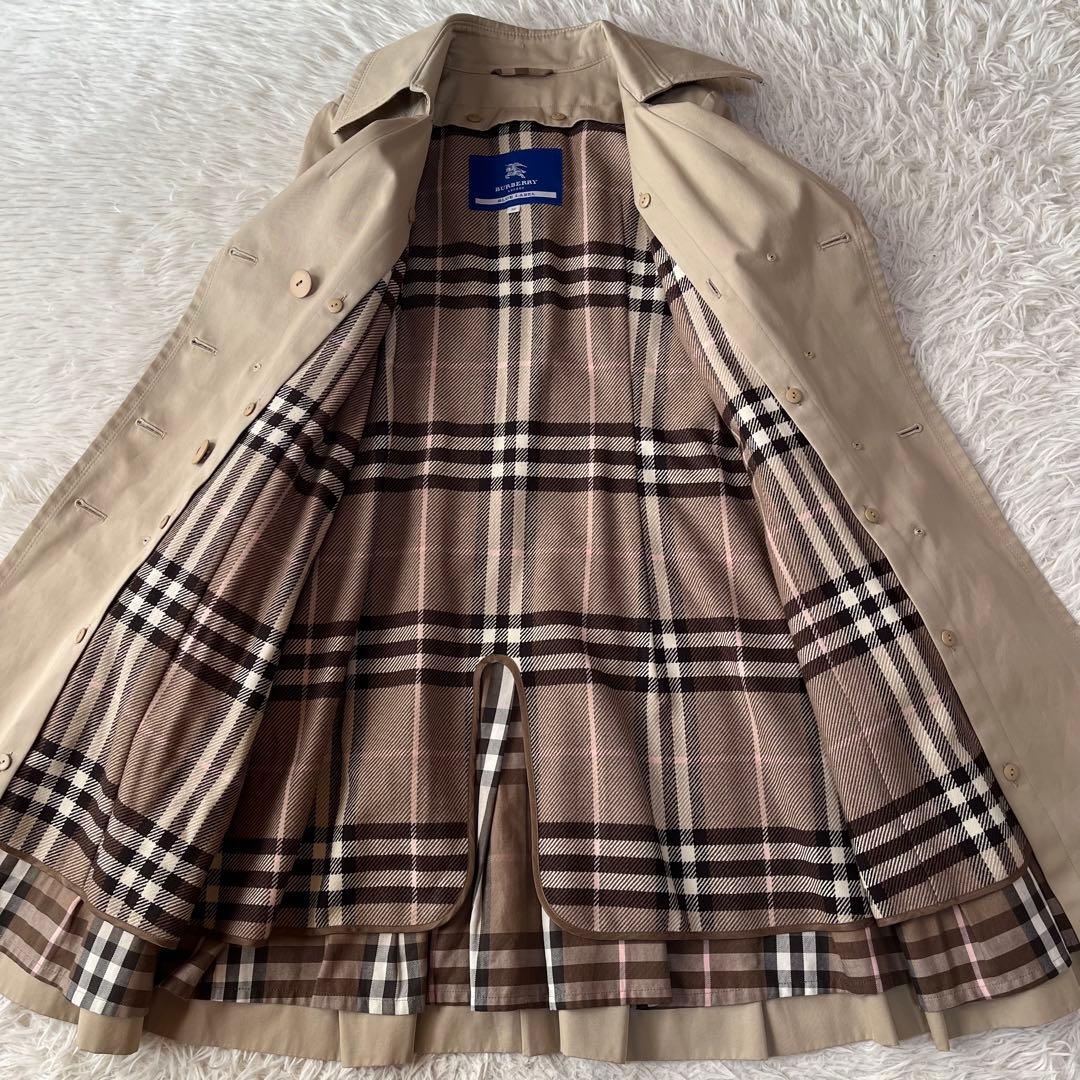 【美品】バーバリーブルーレーベル　ウールライナー付き　トレンチコート