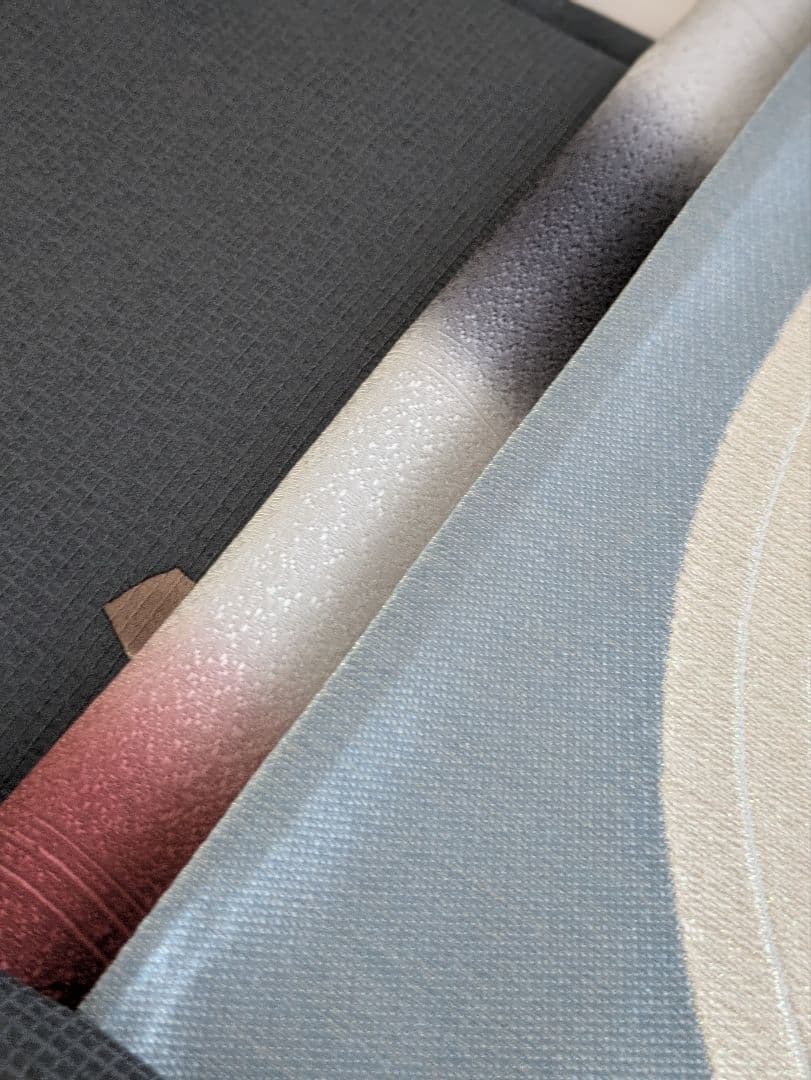 正絹蒔糊大粒小紋名品伊と幸