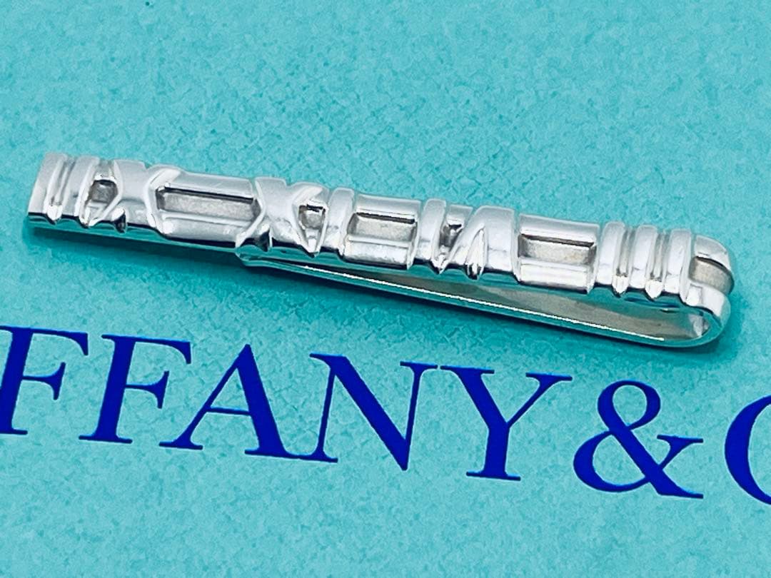 c819 美品　ティファニー　アトラス　1995 ネクタイピン　シルバー　925