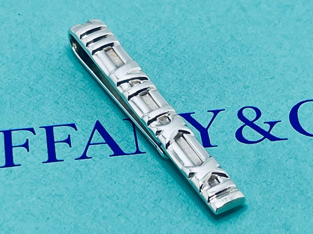 c819 美品　ティファニー　アトラス　1995 ネクタイピン　シルバー　925