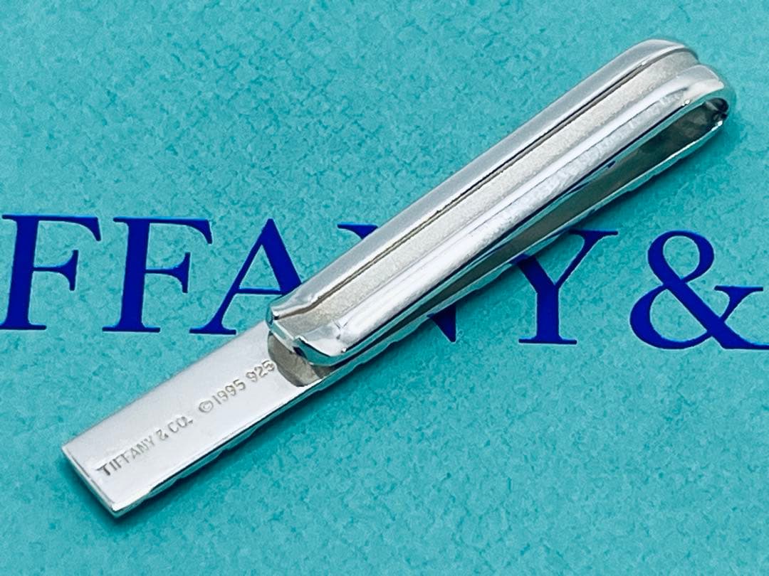 c819 美品　ティファニー　アトラス　1995 ネクタイピン　シルバー　925