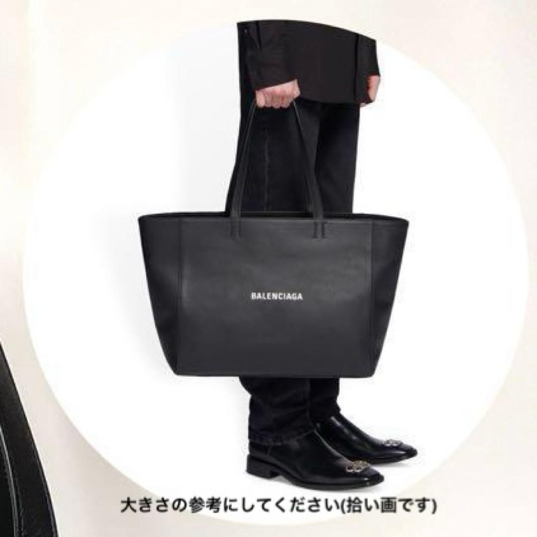 BALENCIAGA ブラックレザートートバッグ