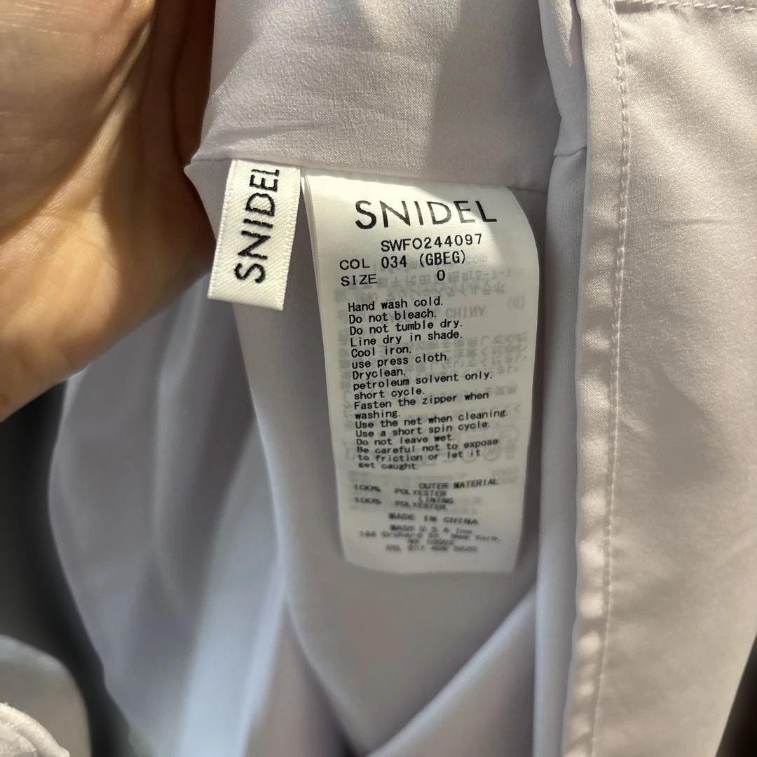 SNIDEL リボンスリーブデザインワンピース 0サイズ GBEG