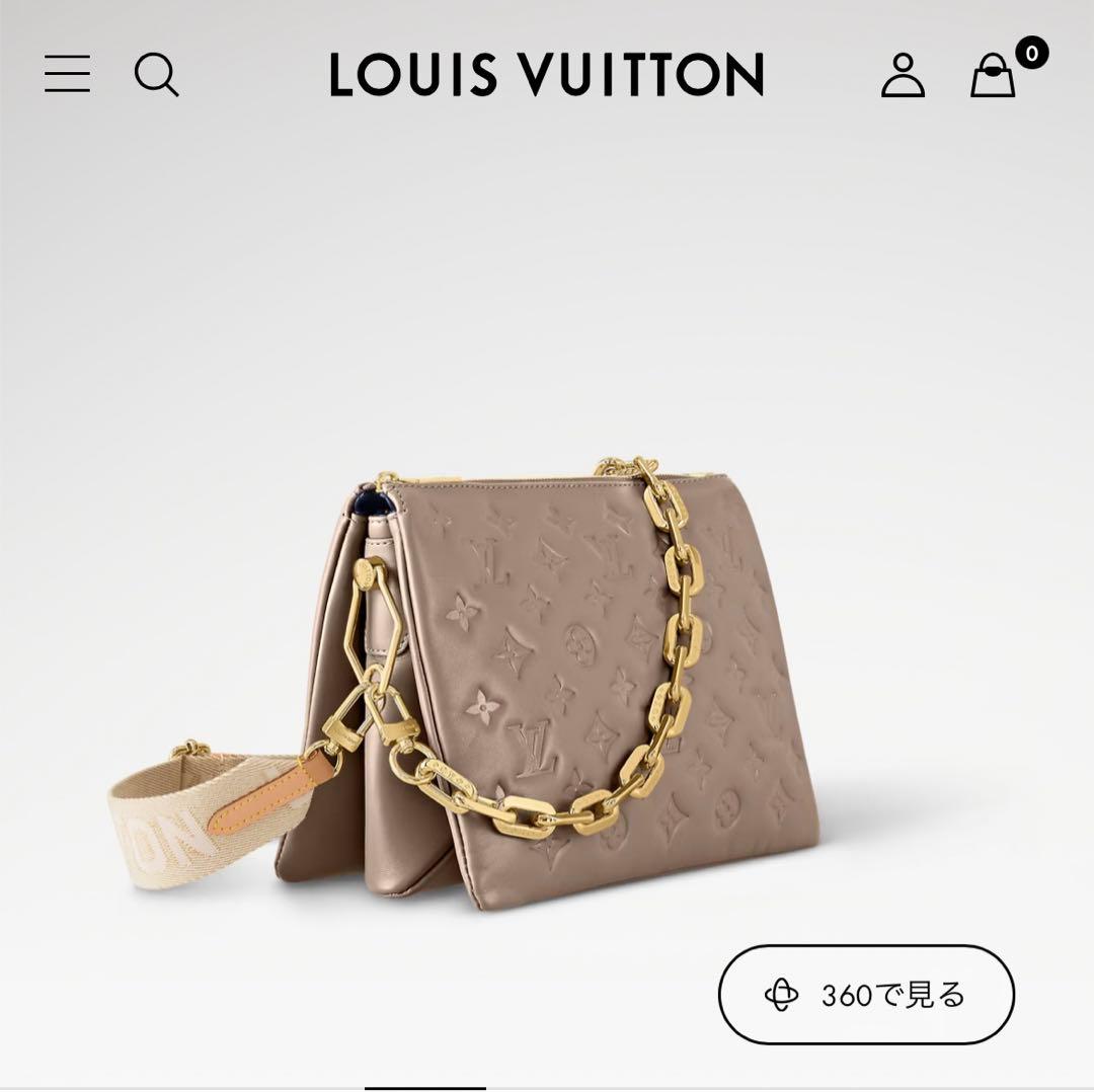 ルイ・ヴィトン クッサンPM 2wayショルダーバッグ　美品