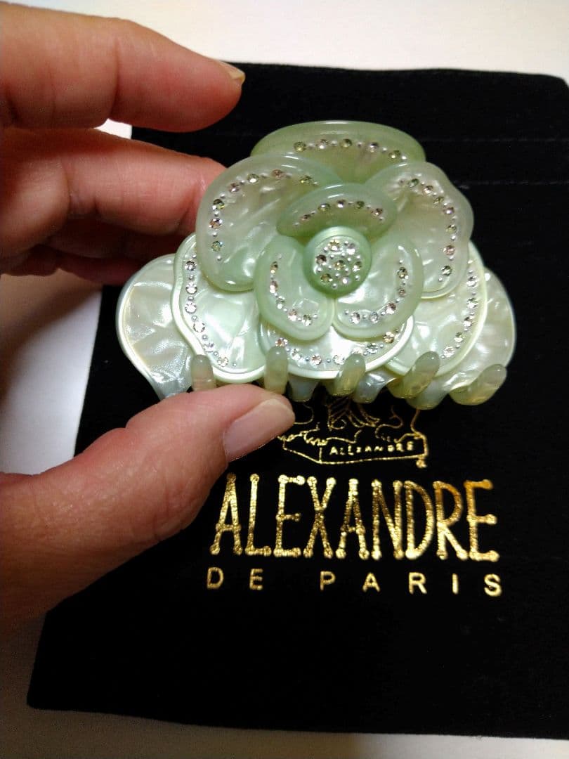 アレクサンドルドゥパリカメリアクリップ　グリーン