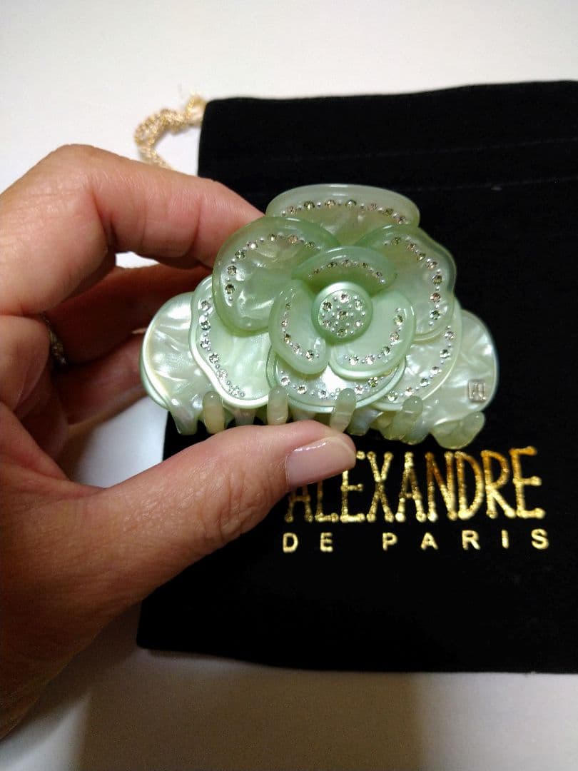 アレクサンドルドゥパリカメリアクリップ　グリーン