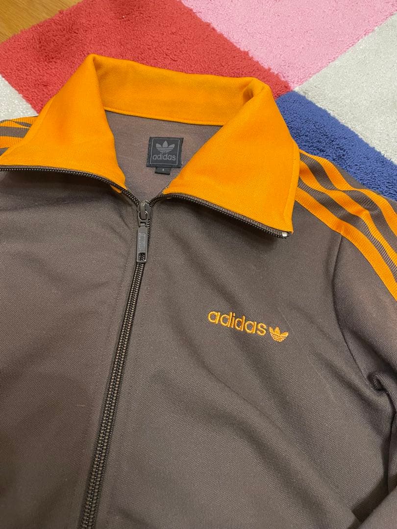 adidas アディダス ジャージ トラックジャケット オレンジ　当時物