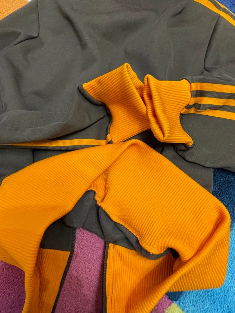 adidas アディダス ジャージ トラックジャケット オレンジ　当時物