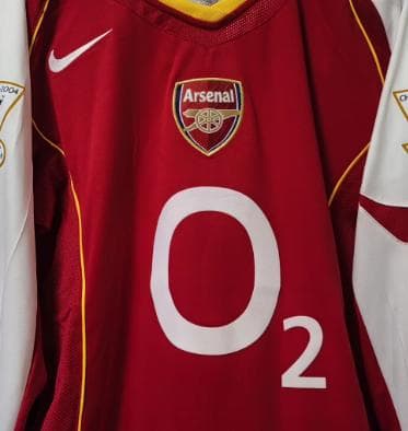 04/05 アーセナル ホーム 長袖 ユニフォーム ベルカンプ 10番