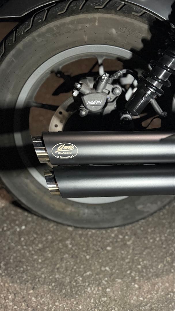 【リーダー】レブル250 マフラーgemspeed製 V3