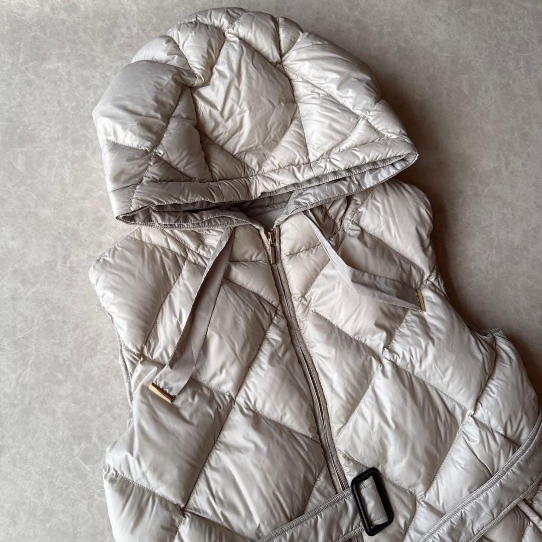 MaxMara THE CUBE テクニカルキルティング ロングジレ42