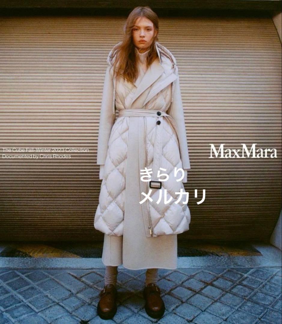 MaxMara THE CUBE テクニカルキルティング ロングジレ42
