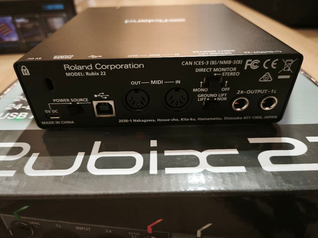 Roland Rubix 22 オーディオインターフェイス