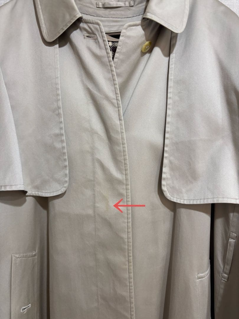 希少ヴィンテージ★Burberrys ケープ付き ステンカラーコート ライナー有