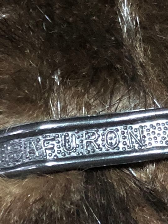 SAFURON 　毛皮　コート　ゴージャス　極美品ダークブラウン