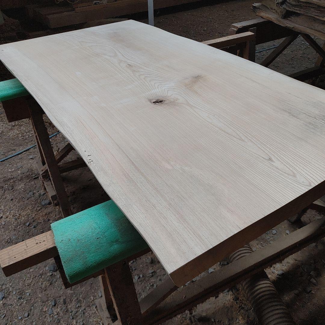 送料込み　栓　セン　一枚板　無垢材　天板　テーブル　カウンター DIY番号78