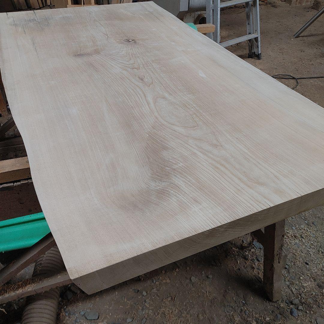 送料込み　栓　セン　一枚板　無垢材　天板　テーブル　カウンター DIY番号78