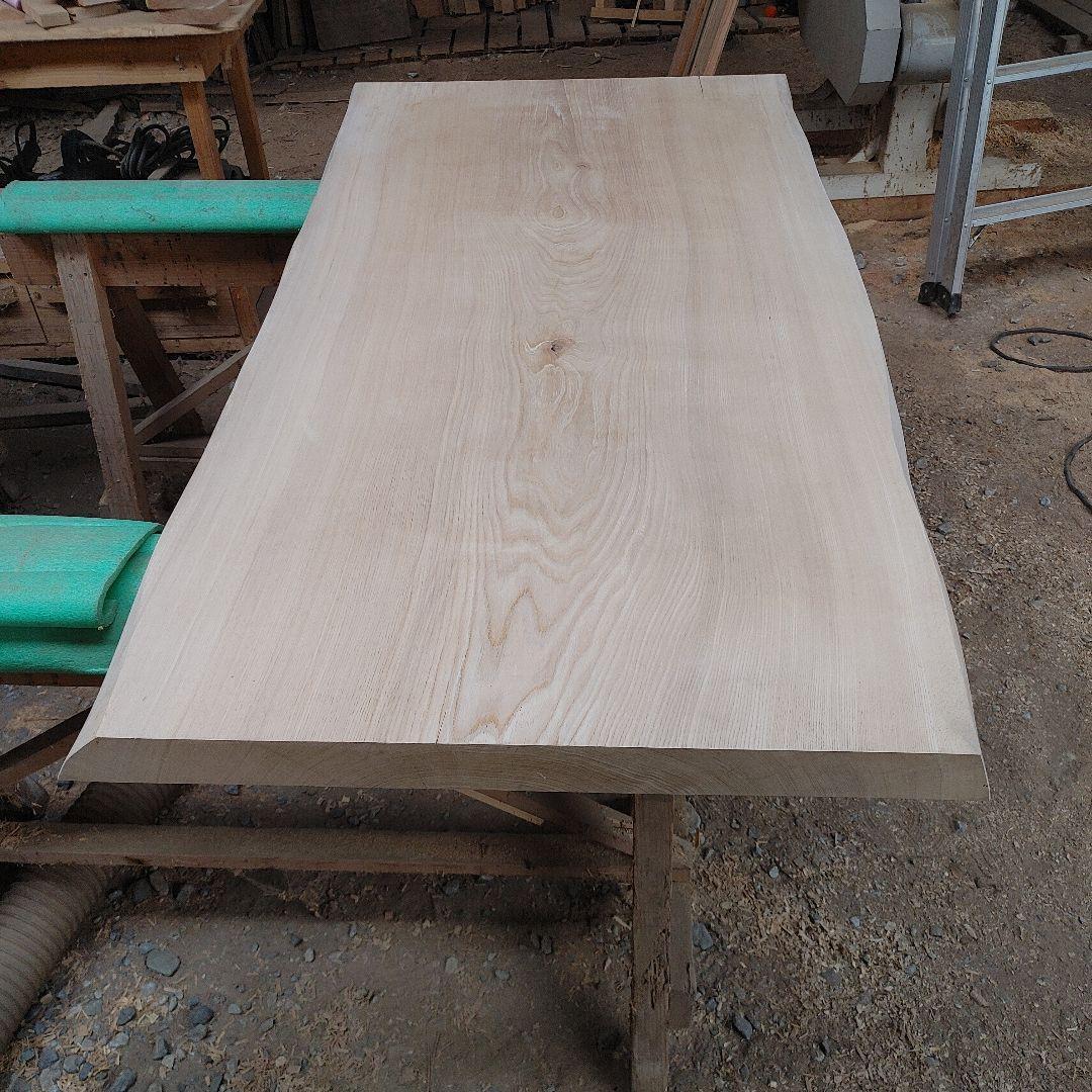 送料込み　栓　セン　一枚板　無垢材　天板　テーブル　カウンター DIY番号78