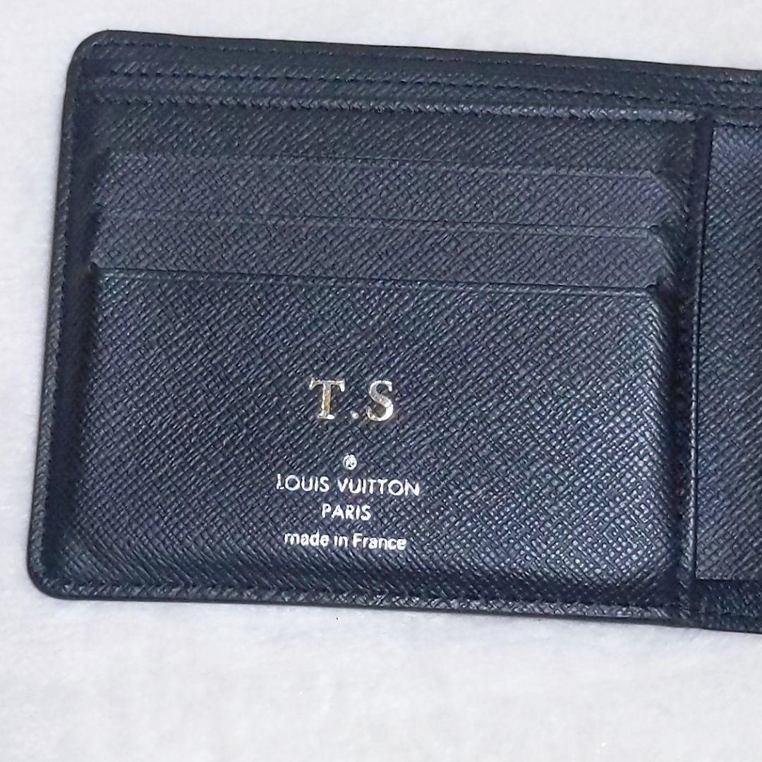 ルイヴィトン　ポルトフォイユ ミュルティプル　モノグラム エクリプス　折り財布