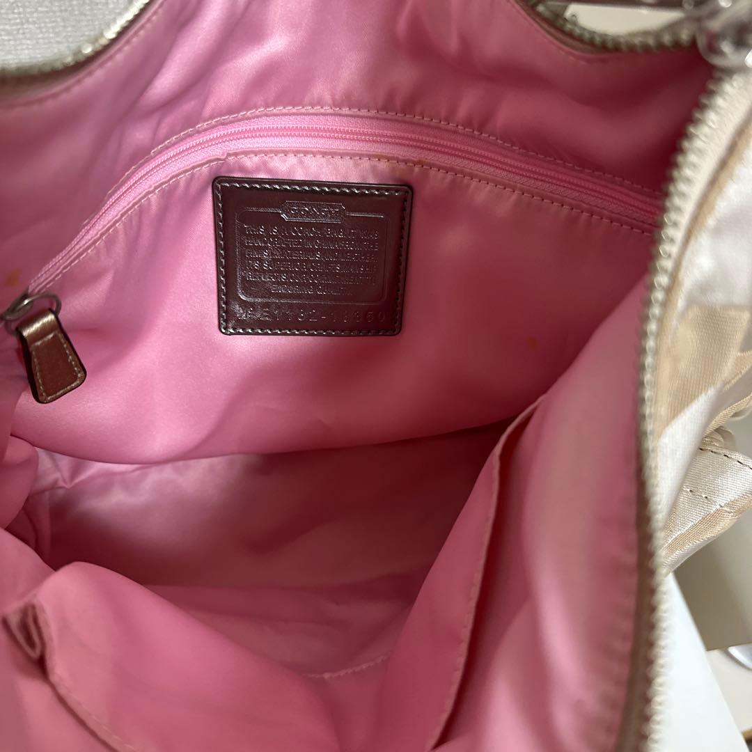 〇251047 コーチ ポピー シグネチャー ショルダーバック　18350