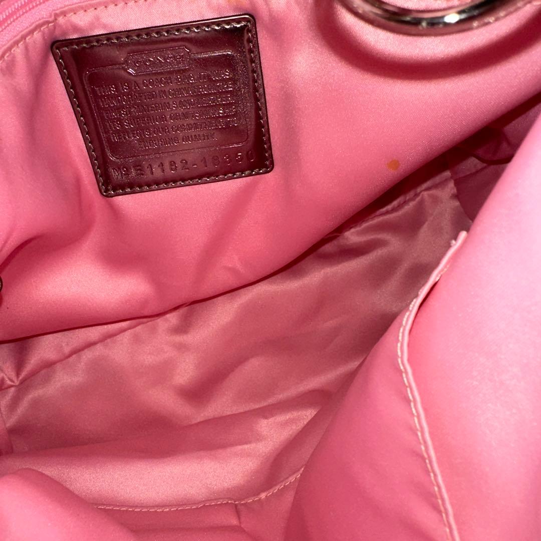 〇251047 コーチ ポピー シグネチャー ショルダーバック　18350