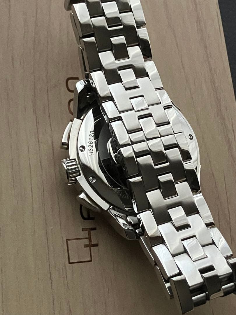 【きれい】ハミルトン ジャズマスター クロノグラフ クォーツ Ｈ326120