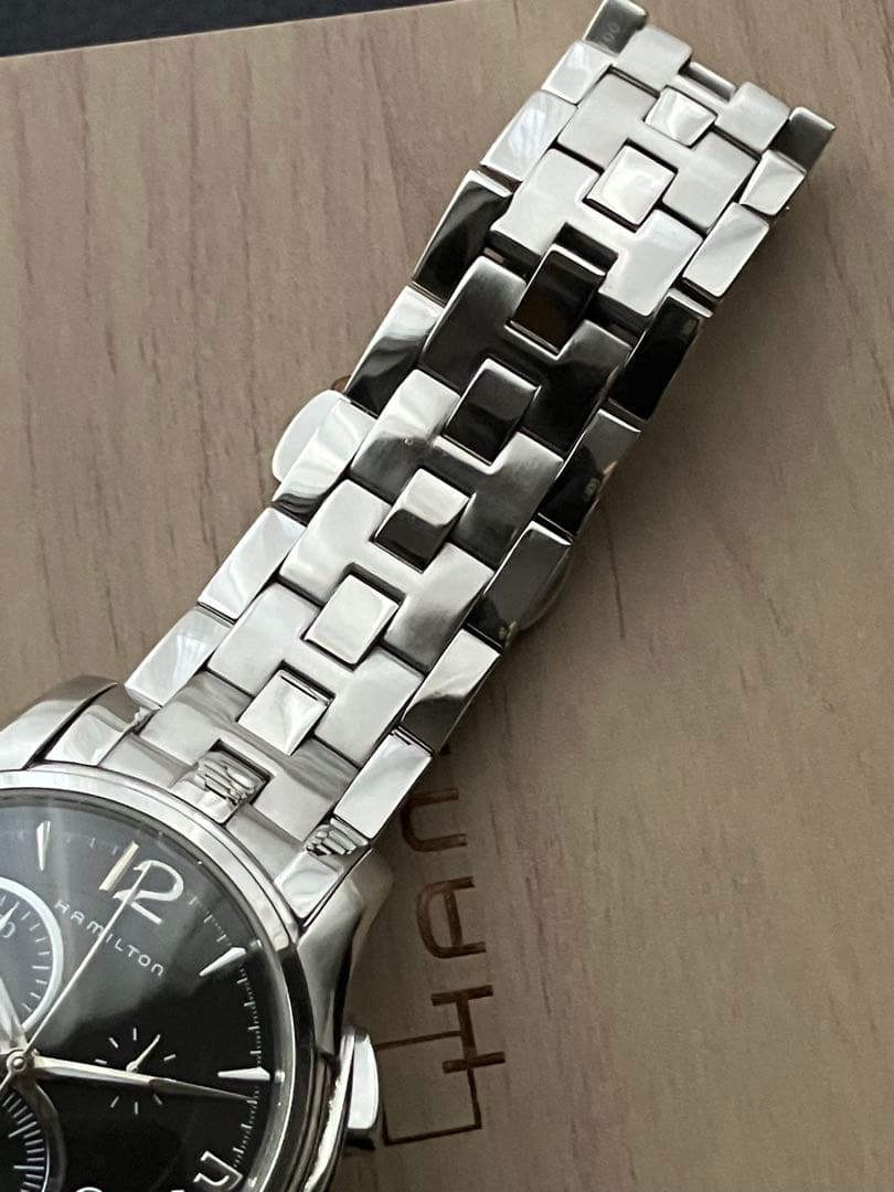 【きれい】ハミルトン ジャズマスター クロノグラフ クォーツ Ｈ326120