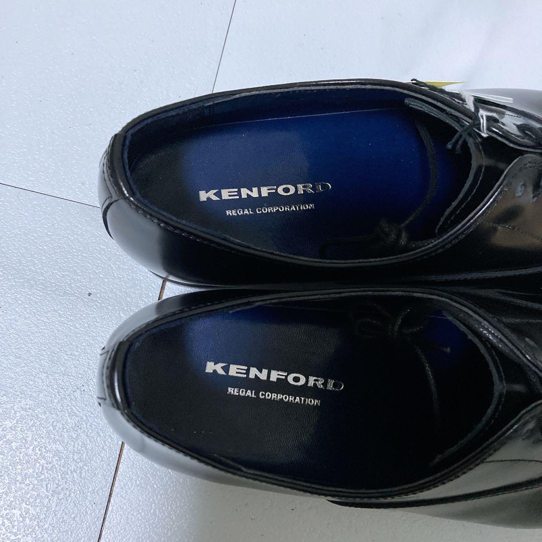 新品 ケンフォード リーガル ビジネスシューズ ストレートチップ 本革 黒 27