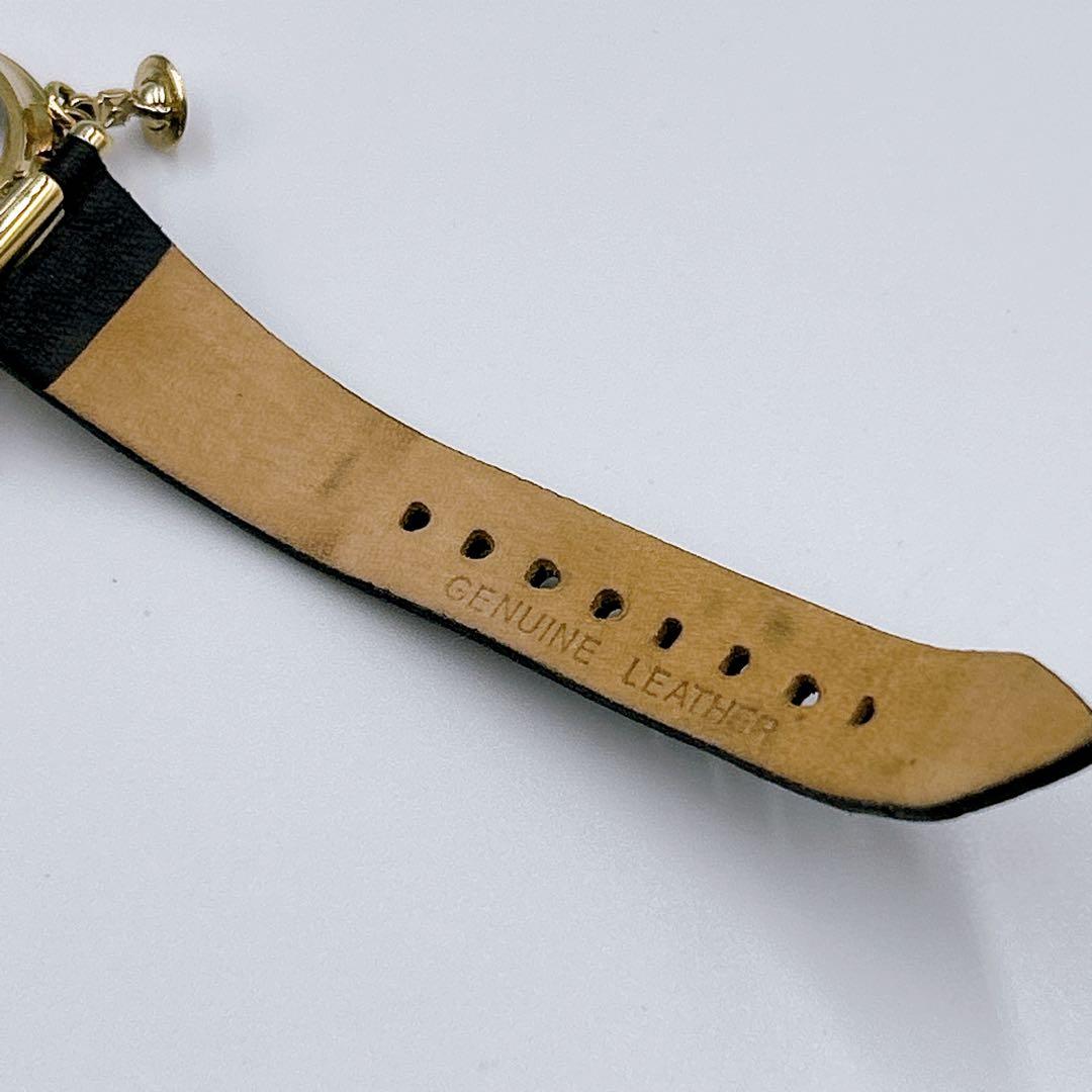 ☆状態良好☆【Vivienne Westwood】 腕時計 ORB レザー 黒金