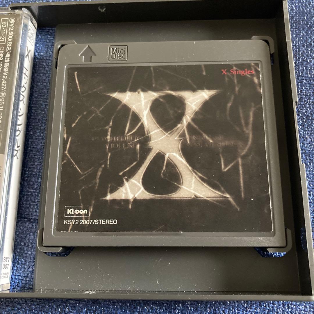 X エックス　x japan シングルズ　ミニディスク プロモ盤　ベスト
