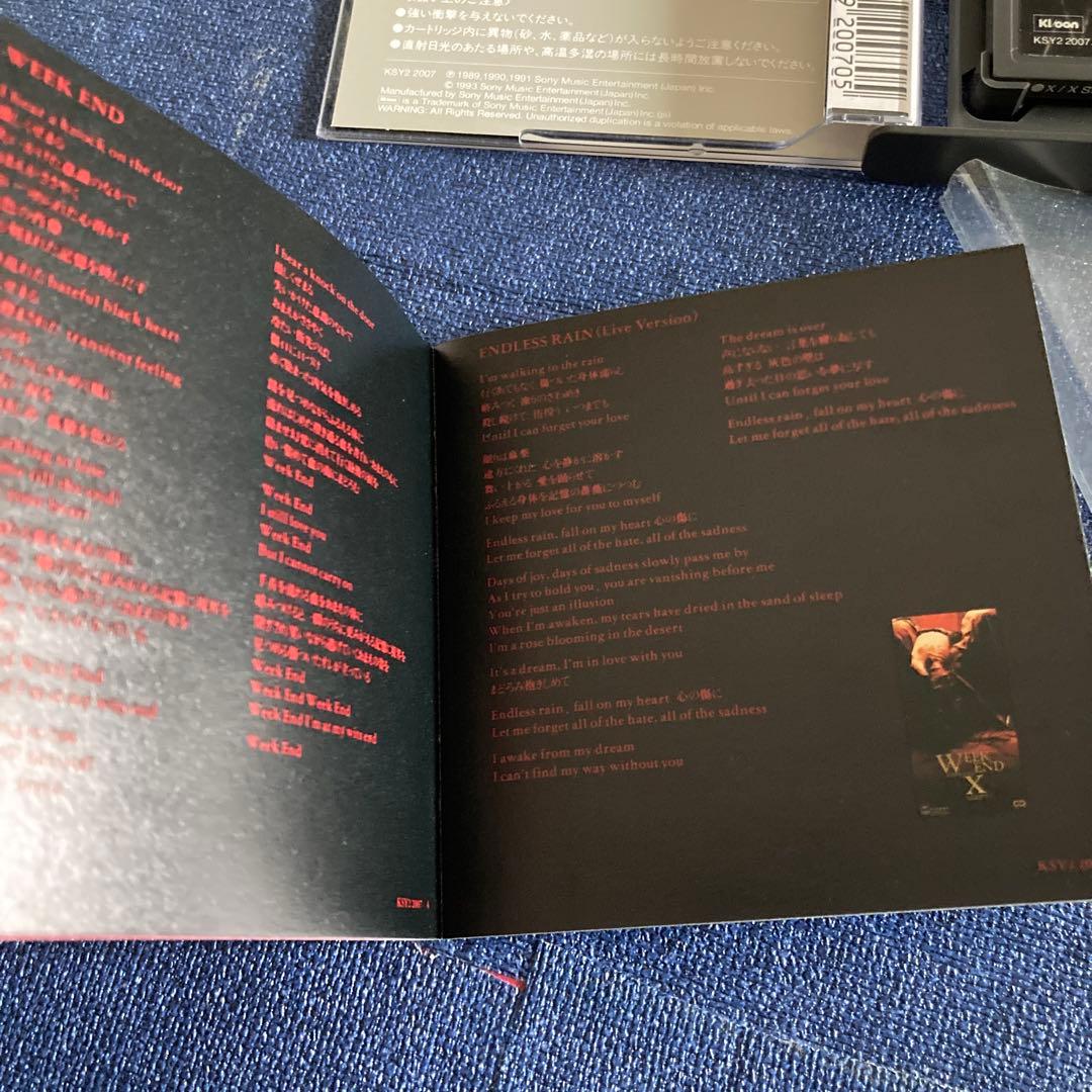 X エックス　x japan シングルズ　ミニディスク プロモ盤　ベスト