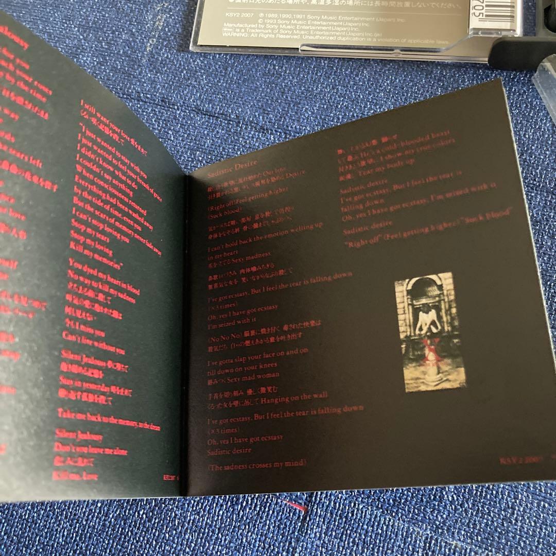 X エックス　x japan シングルズ　ミニディスク プロモ盤　ベスト