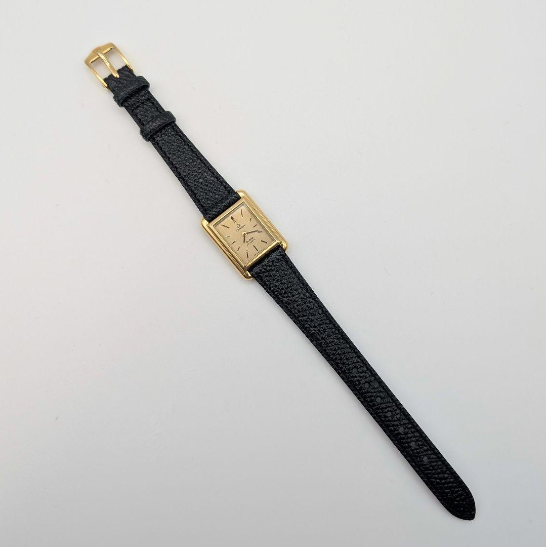 OMEGA タンク デビル ゴールド 腕時計 美品 稼働 クォーツ レディース