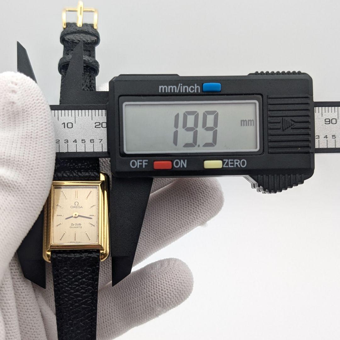 OMEGA タンク デビル ゴールド 腕時計 美品 稼働 クォーツ レディース