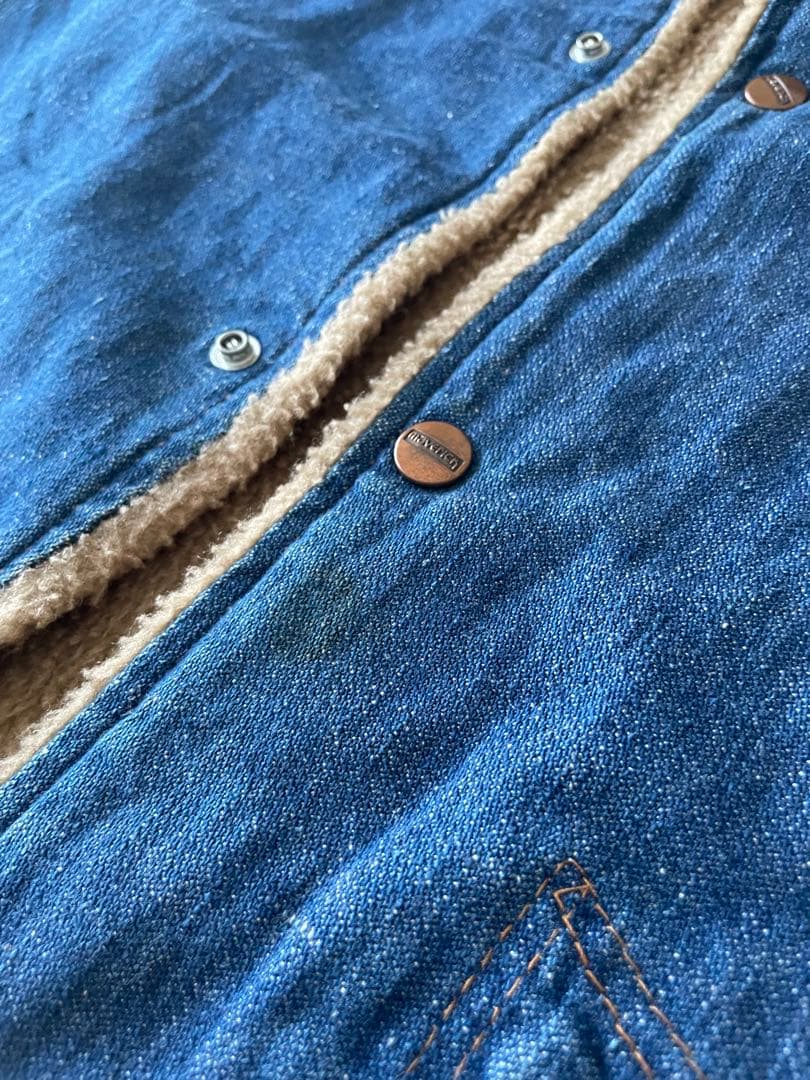 70,80's USA製 MAVERICK 裏ボアデニムジャケット　マーベリック