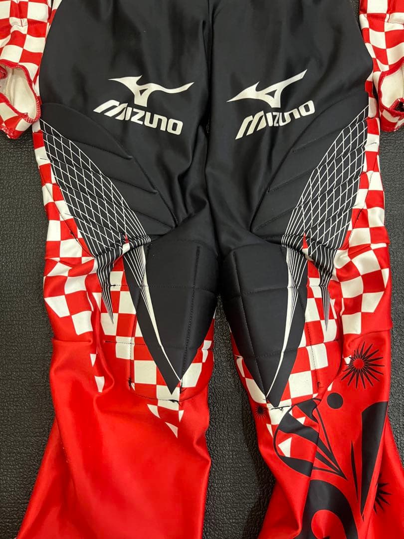 MIZUNO ミズノ レーシングスーツ ワンピース チェッカーパット入り 150