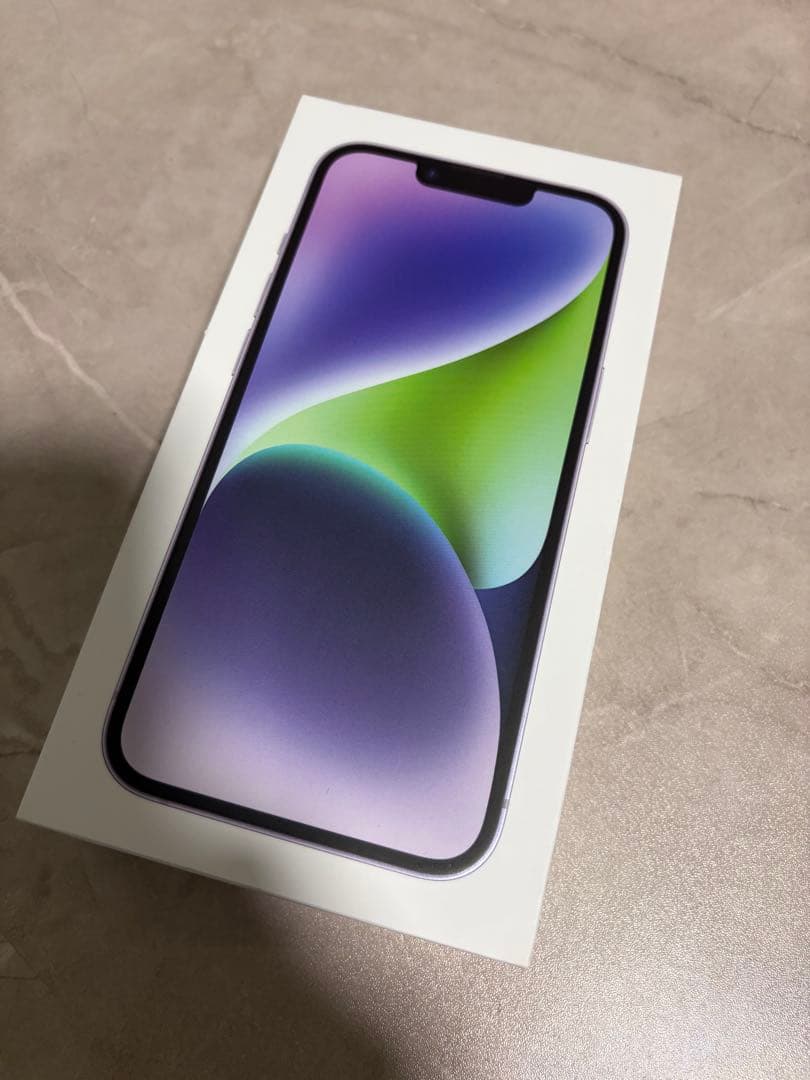 【美品】Apple iPhone 14 128GB パープル 本体