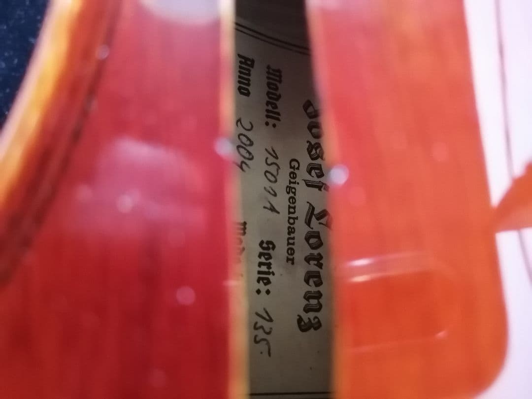ヴァイオリン　Josef Lorenz 1501A