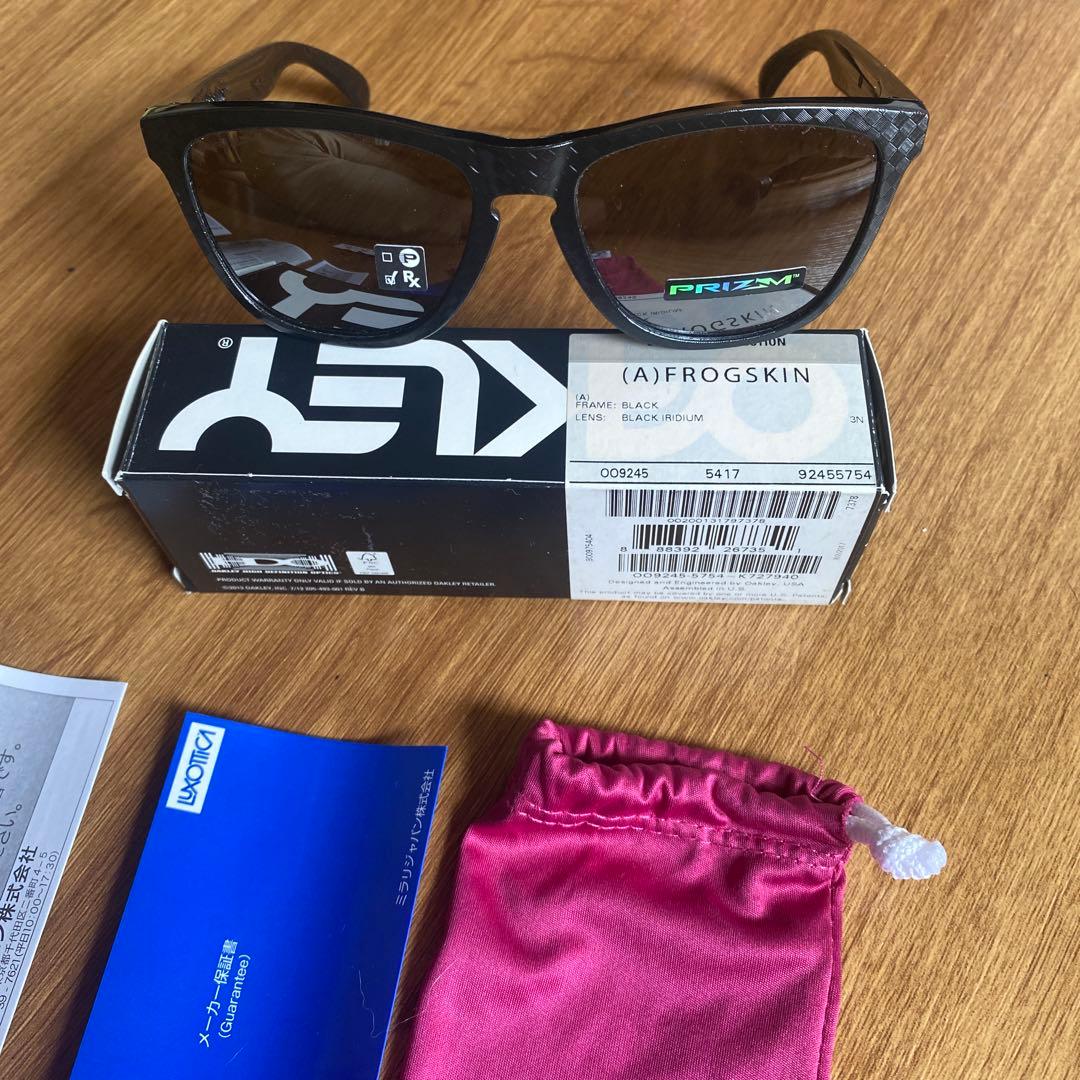 Oakley Frogskins ブラック アジアンフィット