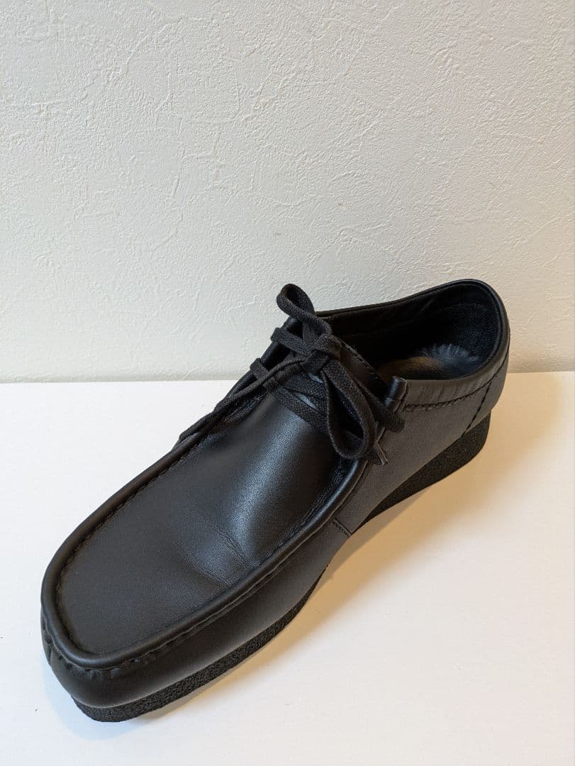 Clarks クラークス ワラビーエヴォウォータープルーフ ブラックレザー