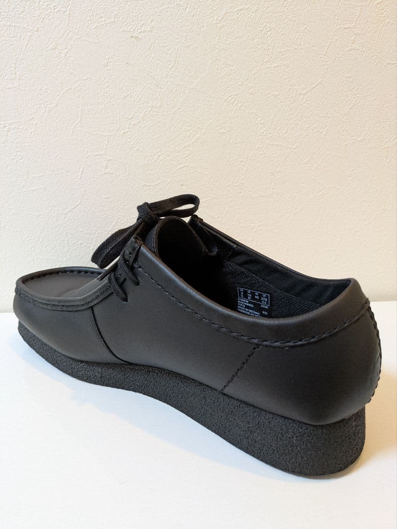 Clarks クラークス ワラビーエヴォウォータープルーフ ブラックレザー