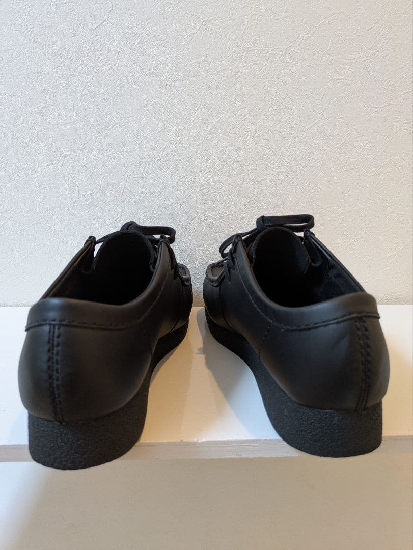 Clarks クラークス ワラビーエヴォウォータープルーフ ブラックレザー