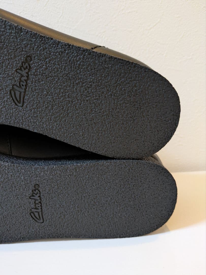 Clarks クラークス ワラビーエヴォウォータープルーフ ブラックレザー