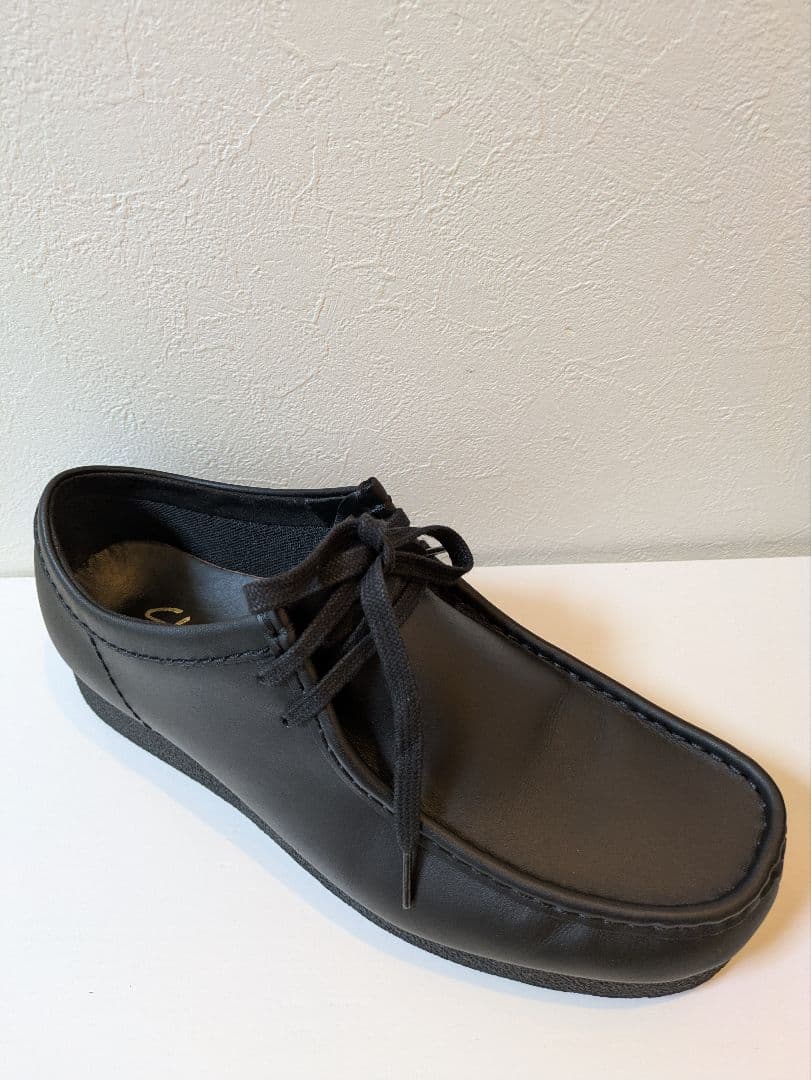 Clarks クラークス ワラビーエヴォウォータープルーフ ブラックレザー
