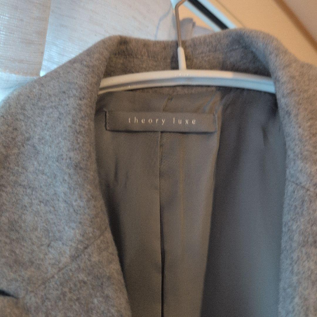 セオリーリュクス　ダブルチェスターコート　38　グレー