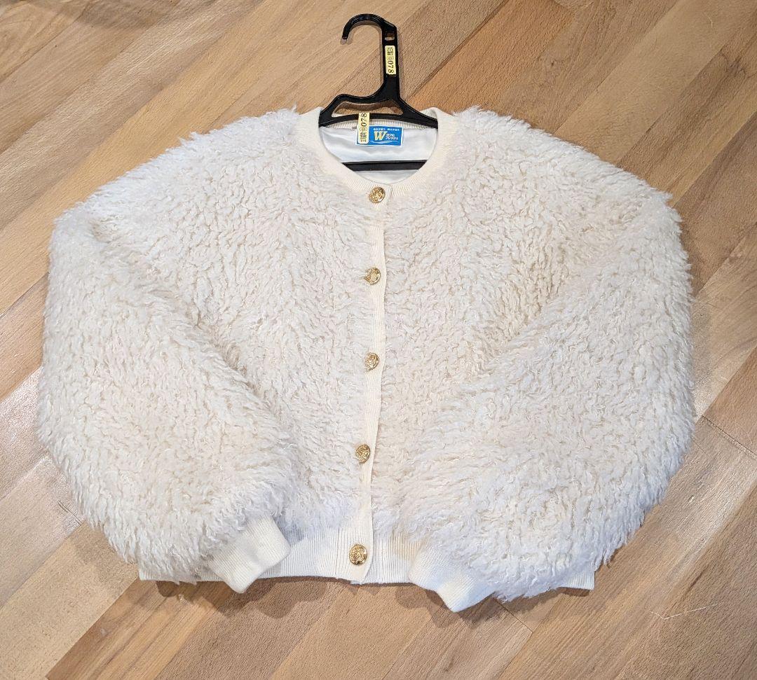 ダイアグラム　フェイクファーニット　タグ有　グレースコンチネンタル　ブルゾン