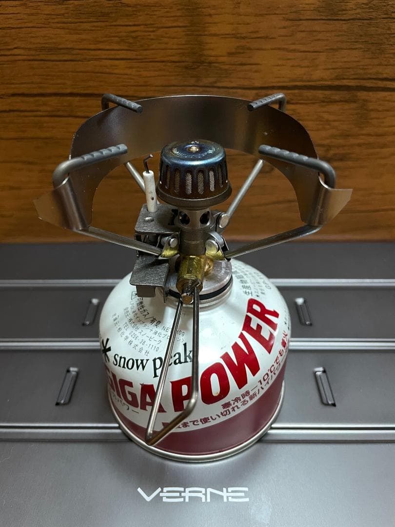 曼珠沙華の炎…！スノーピーク ギガパワーストーブ チタン 地 GST-100A
