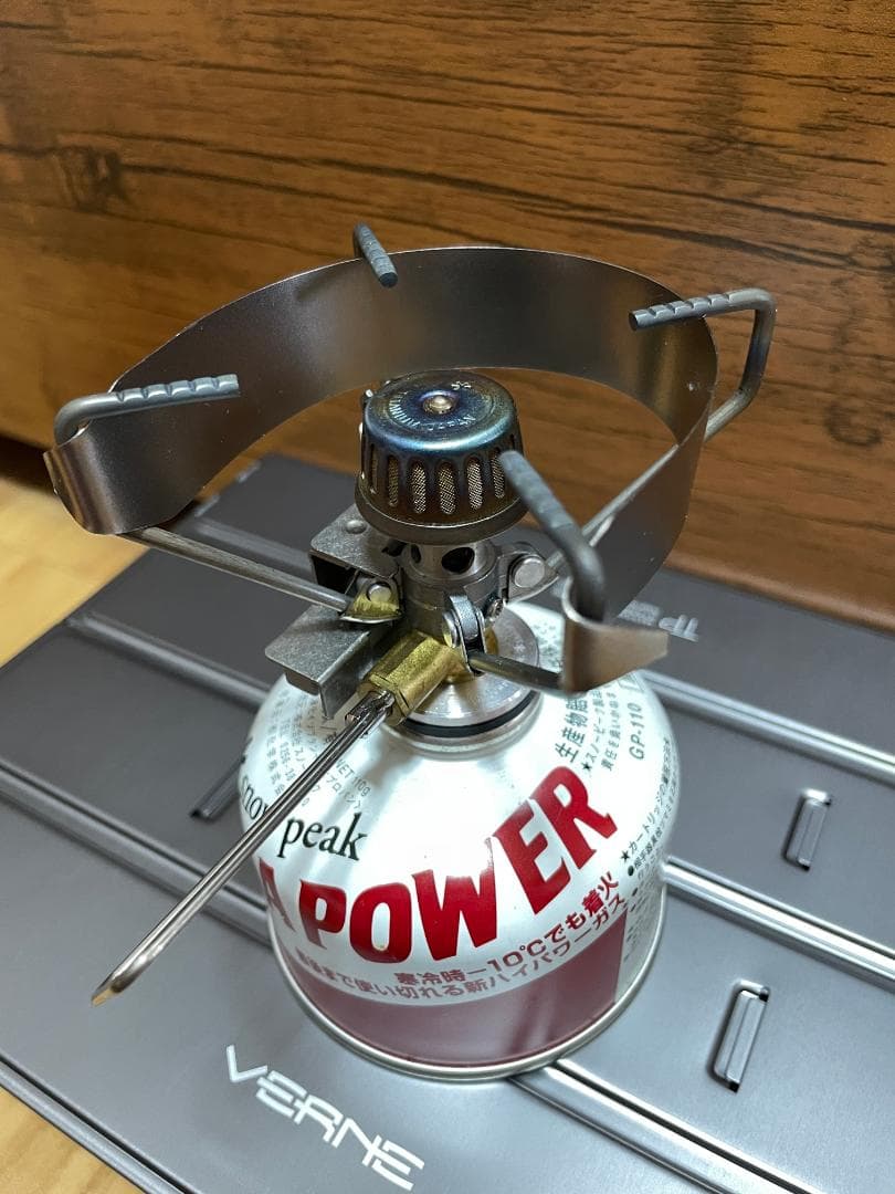 曼珠沙華の炎…！スノーピーク ギガパワーストーブ チタン 地 GST-100A